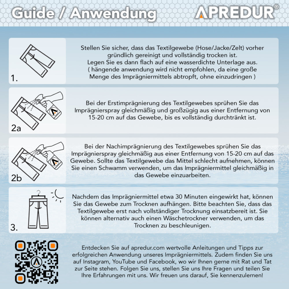 1000ml APREDUR TENT-PAVILLION Waterproofer